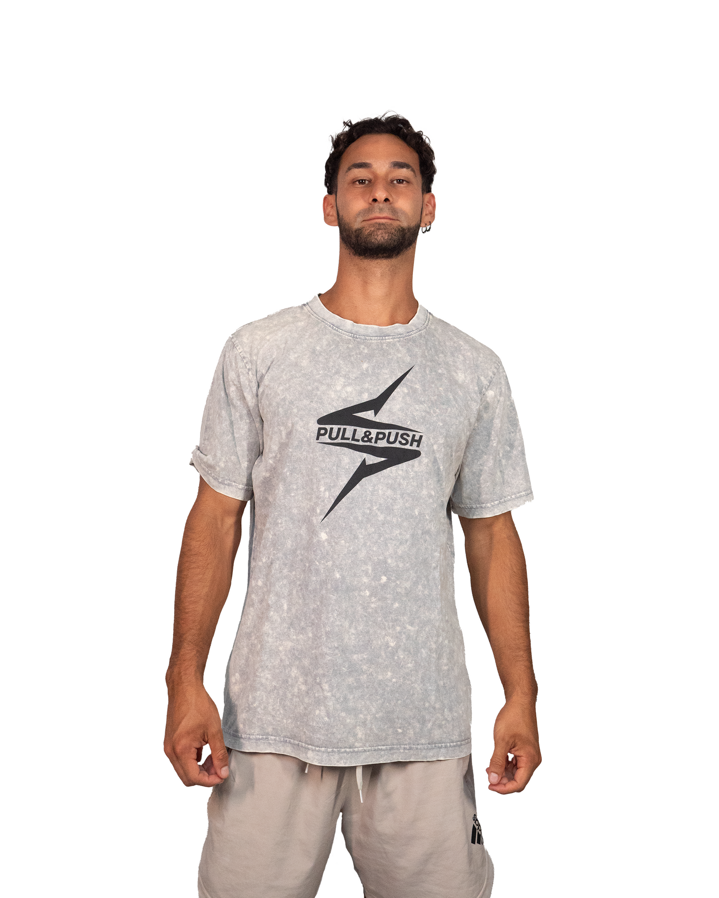 OVERSIZED BLEACHED GREY