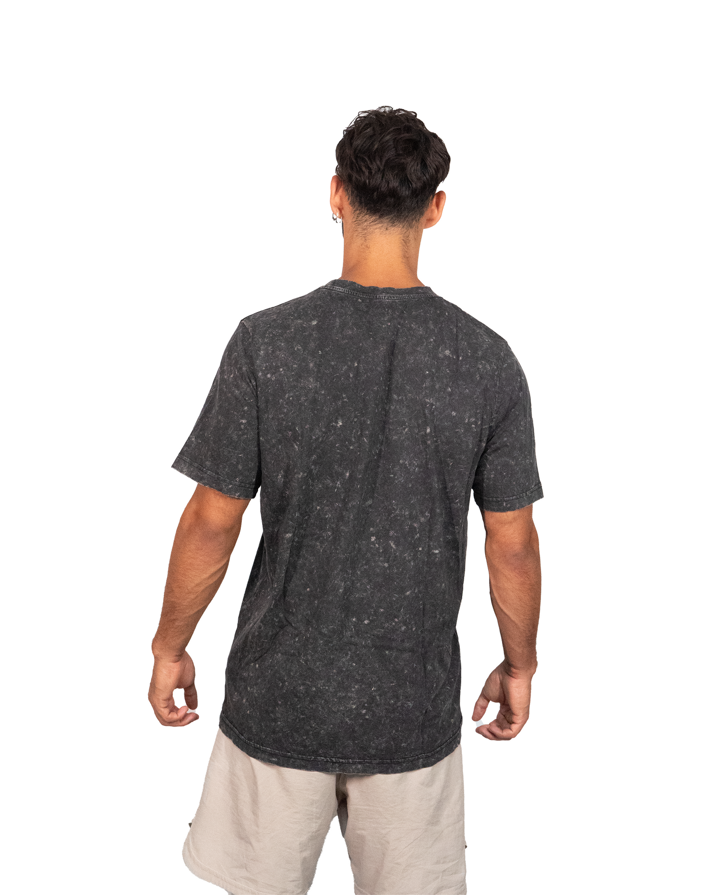 OVERSIZED BLEACHED BLACK