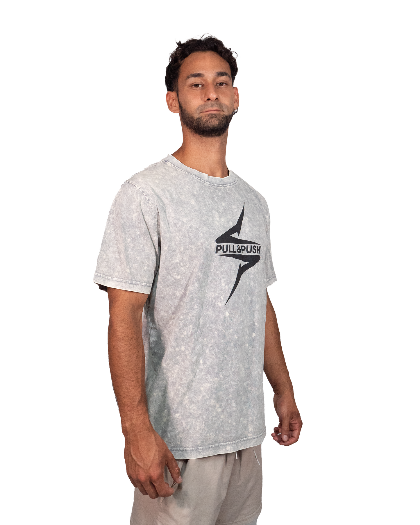 OVERSIZED BLEACHED GREY